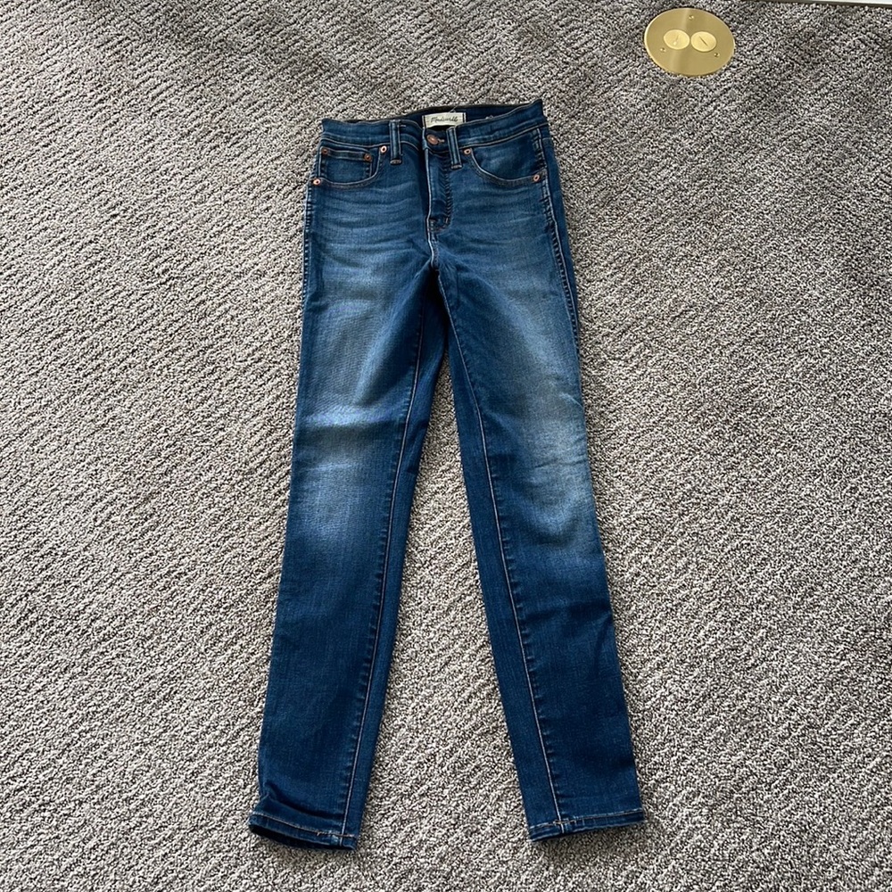 Madewell 10” high rise skinny jeans - size 24 but stretchy